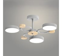 Люстра РОСТОК XI3213/3 GRAY+WOOD белый/дерево 54W LED 3000-6000K d600 h180, HN22 988029724