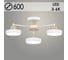 Люстра РОСТОК XI3210/3 WT+WOOD белый/дерево 54W LED 3000-6000K d600 h180, HN22 988029691 2