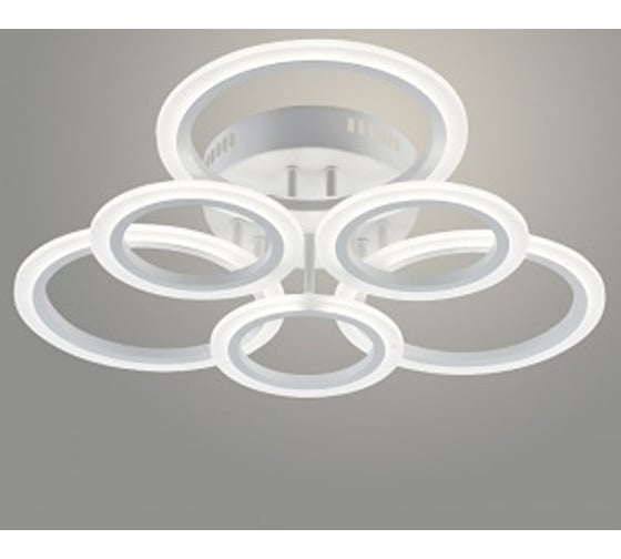 Люстра РОСТОК LI08449C/3+3A PR WT белый 108W LED 3000-6500K d600 ПДУ(ИК) диммер, HN22 988023458 1