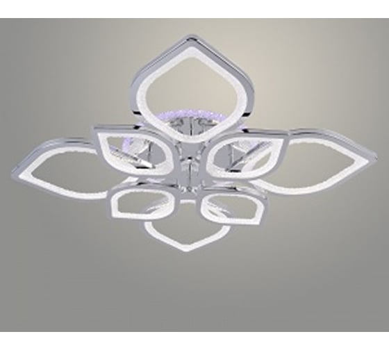 Люстра РОСТОК LI08409/4+4A PR CR хром 200W+8W LED RGB 3000-6500K d805 ПДУ(ИК) диммер, HN22 988027645