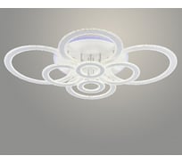 Люстра РОСТОК LI08416/8 PR WH белый 260W+14W LED RGB 3000-6500K d1125 ПДУ(ИК) диммер, HN22 988027653