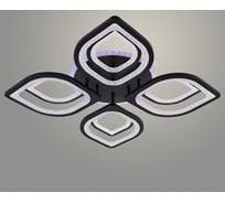 Люстра РОСТОК LI08409/4+4B PR BK черный 200W+8W LED RGB 3000-6500K d730 ПДУ(ИК) диммер, HN22 988027651