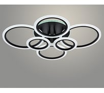 Люстра РОСТОК LI08449C/6 PR BK черный 132W+8W LED RGB 3000K-6000K d755 ПДУ(ИК) диммер, HN24 988383209
