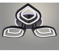 Люстра РОСТОК LI08409/3+3B PR BK черный 150W+8W LED RGB 3000-6500K d720 ПДУ(ИК) диммер, HN22 988027650