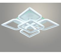 Люстра РОСТОК LI08460B/4+1 PR WT белый 122W+10W LED RGB 3000-6500K d670 ПДУ(ИК) диммер, HN22 988029871