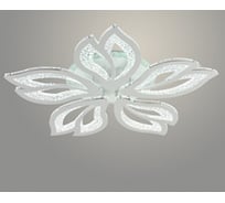Люстра РОСТОК LI08420/5 PR WT белый 110W+7W LED RGB 3000-6500K d600 ПДУ(ИК) диммер, HN22 988029904