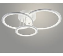Люстра РОСТОК LI08448F/3 PR WT белый 108W LED 3000-6500K d620 ПДУ(ИК) диммер, HN22 988023481