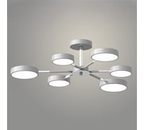 Люстра РОСТОК XI3224/6 GRAY+CR серый/хром 90W LED 3000-6000K d760 h180, HN22 988029779