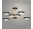 Люстра РОСТОК XI3243/6 BK+FGD черный/золото 108W LED 3000-6000K d740 h260, HN23 988371507 1