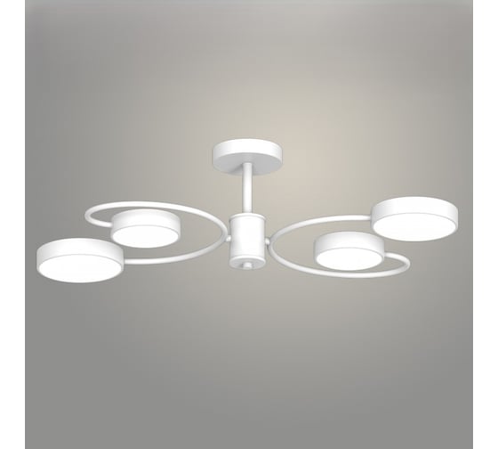 Люстра РОСТОК XI3204/4 WT белый 60W LED 3000-6000K d720 h210, HN22 988029674 1