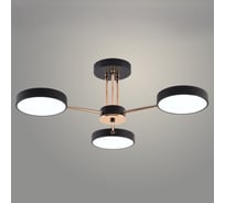 Люстра РОСТОК XI3242/3 BK+FGD черный/золото 54W LED 3000-6000K d620 h180, HN23 988371472