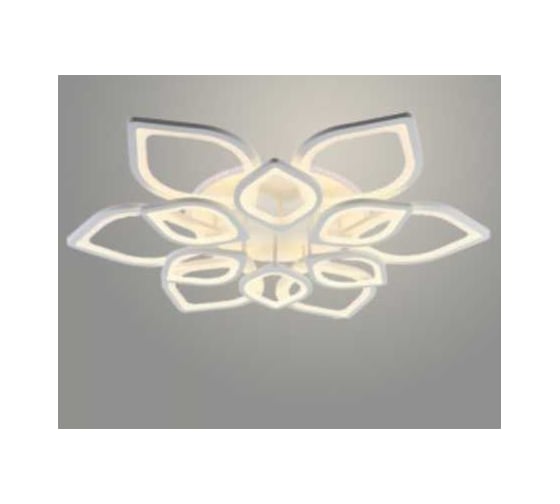 Люстра РОСТОК LI08409/6+6A PR WT белый 300W+11W LED RGB 3000-6500K d895 ПДУ(ИК) диммер, HN23 988369543