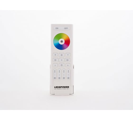 Пульт LEDS POWER RGB/RGBW/RGBCCT на 4 зоны RC03RF белый 006543