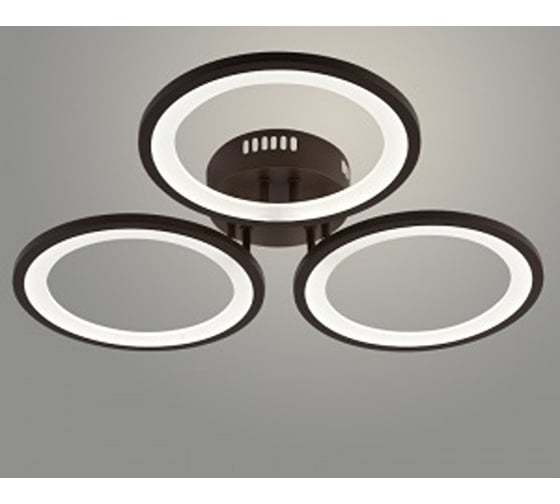 Люстра РОСТОК LI08450B/3 PR COF кофе 84W LED 3000-6500K d600 ПДУ(ИК) диммер, HN22 988023459 1