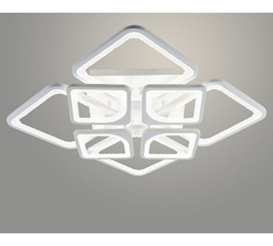 Люстра РОСТОК LI08446C/4+4A PR WT белый 224W LED 3000-6500K d545 ПДУ(ИК) диммер, HN22 988023579 1