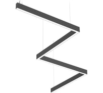 Аварийный светильник DIODEX Led, Матик Зигзаг, 40Вт, 4000К, опал, серый, 3 часа, 1-10 4603789761429