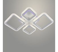 Люстра РОСТОК LI08822/2+2 PR WT белый 84W+8W LED RGB 3000-6500K d755 ПДУ(ИК) диммер, HN22 988027707