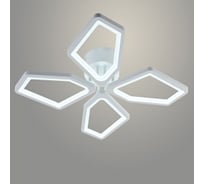 Люстра РОСТОК LI08463/4 PR WT белый 96W LED 3000-6500K d570 ПДУ(ИК) диммер, HN22 988023615