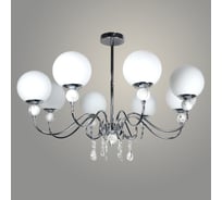 Люстра РОСТОК 1043/8 CH хром 8x40W E27 d880 h550, SHGN23 988367244