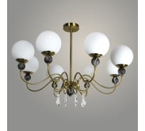 Люстра РОСТОК 1043/8A GAB латунь 8x40W E27 d880 h550, SHGN23 988367245