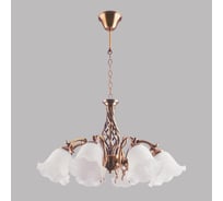 Люстра РОСТОК 1228/8 AB бронза 8x40W E27 d550 h330, KLD20 987696021