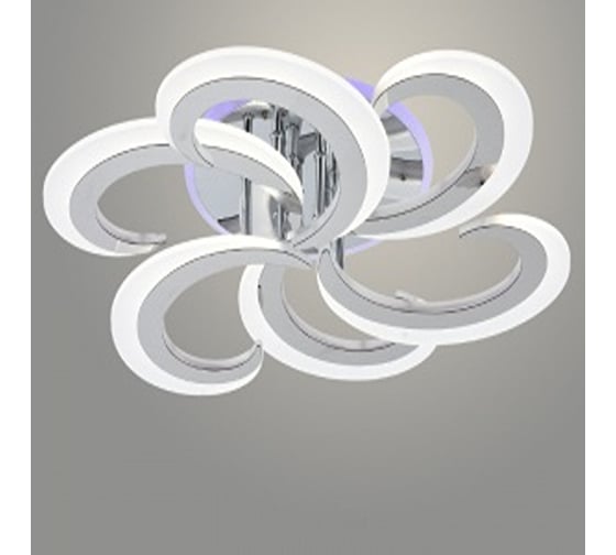 Люстра РОСТОК LI08462/3+3B PR CR хром 84W+7W LED RGB 3000-6500K d520 ПДУ(ИК) диммер, HN23 988032169 1