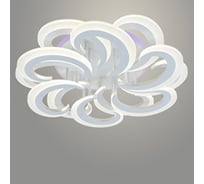 Люстра РОСТОК LI08462/6+6B PR WH белый 168W+10W LED RGB 3000-6500K d620 ПДУ(ИК) диммер, HN23 988035400