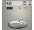 Люстра РОСТОК 20634/2/430 BK+BRASS черный/латунь LED 65W 3000-6000K ПДУ d430 h1200, MGF22 988028129 1