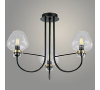 Люстра РОСТОК 210820/3P BK+PN черный/патина 3x60W E27 d560 h380, XLD22 988016484