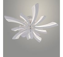 Люстра РОСТОК LI09532/5V PR WT белый 80W LED 3000K-6000K d730 ПДУ(ИК) диммер вентилятор, HN24 988383415