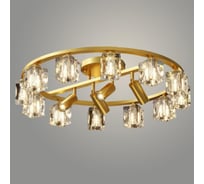 Люстра РОСТОК 230602A/12+4 BRASS латунь 12x5W G9+4x5W GU10 d720 h200, XLD23 988033897