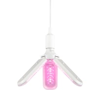 Фитолампа для растений светодиодная GREEN LINE ФИТО30WPLE27GR 3х лепестковая красносинего спектр ЭРА Б0064542