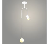 Люстра РОСТОК 230608/1+1 WT белый 1x40W E14+1x5W GU10 d180 h1800, XLD23 988033925