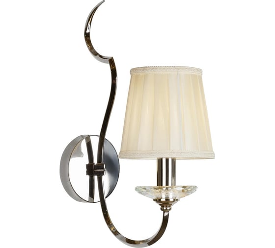 Настенный светильник iLAMP Charm никель+бежевый W2508-1 nic 1