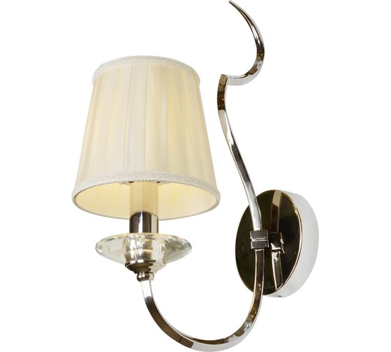 Настенный светильник iLAMP Charm никель+бежевый W2508-1 nic