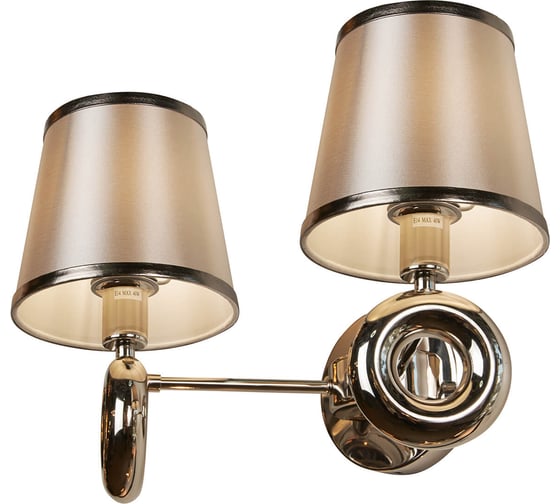 Настенный светильник iLAMP Brooklyn никель W2401-2 Nickel