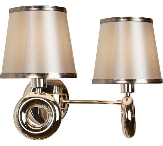 Настенный светильник iLAMP Brooklyn никель W2401-2 Nickel