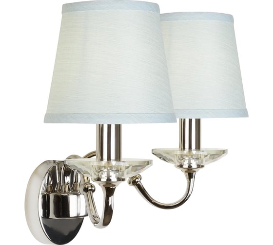 Настенный светильник iLAMP Dolce Vita никель+голубой W2345-2 nic 1