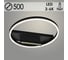Люстра РОСТОК 2561/500 BK черный 68W LED 3000К-6000К d500 ПДУ диммер, GNV23 988371325 1