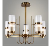 Люстра РОСТОК 2834/5 AB бронза 5x40W E14 d520 h480, XLD22 988025161