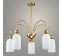 Люстра РОСТОК 34005/5 GAB латунь 5x40W E14 d620 h530, SHGN23 988367259