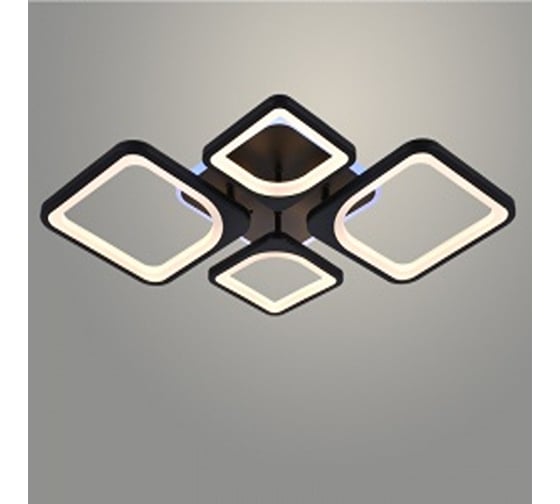 Люстра РОСТОК MX010005/2+2 PR BK черный 112W+8W LED RGB 3000-6500K d730 ПДУ(ИК) диммер, HN23 988371444 1