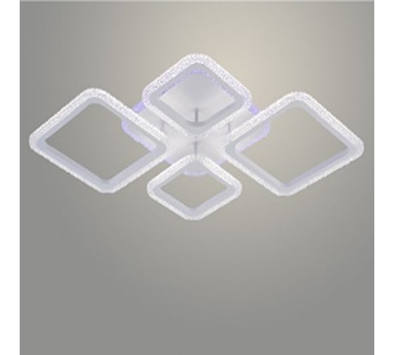 Люстра РОСТОК LI08899/2+2 PR WH белый 84W+8W LED RGB 3000-5000K d755 ПДУ(ИК) диммер,HN22 988027674 1