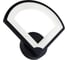Настенный светильник iLEDEX River черный LZ-233 4000K BK 2