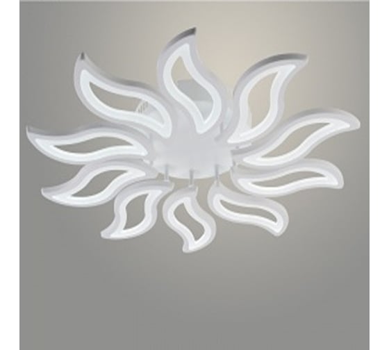 Люстра РОСТОК LI08461/10 PR WH белый 220W LED 3000-6500K d680 ПДУ(ИК) диммер, HN22 988029868 1