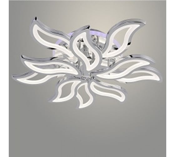 Люстра РОСТОК LI08461/5+5 PR CR хром 176W+8W LED RGB 3000-6500K d690 ПДУ(ИК) диммер, HN23 988032175 1