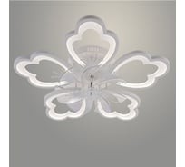 Люстра РОСТОК LI09518/5V PR WT белый 120W LED 3000K-6000K d690 ПДУ(ИК) диммер вентилятор, HN24 988383400
