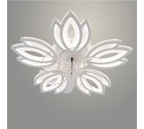 Люстра РОСТОК LI09528/5V PR WT белый 160W LED 3000K-6000K d605 ПДУ(ИК) диммер вентилятор, HN24 988383404