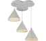 Подвесной светильник iLEDEX Moon белый WL 8858-3B WH 3