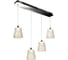 Подвесной светильник iLEDEX Flora хром WD8007-4 CR 3
